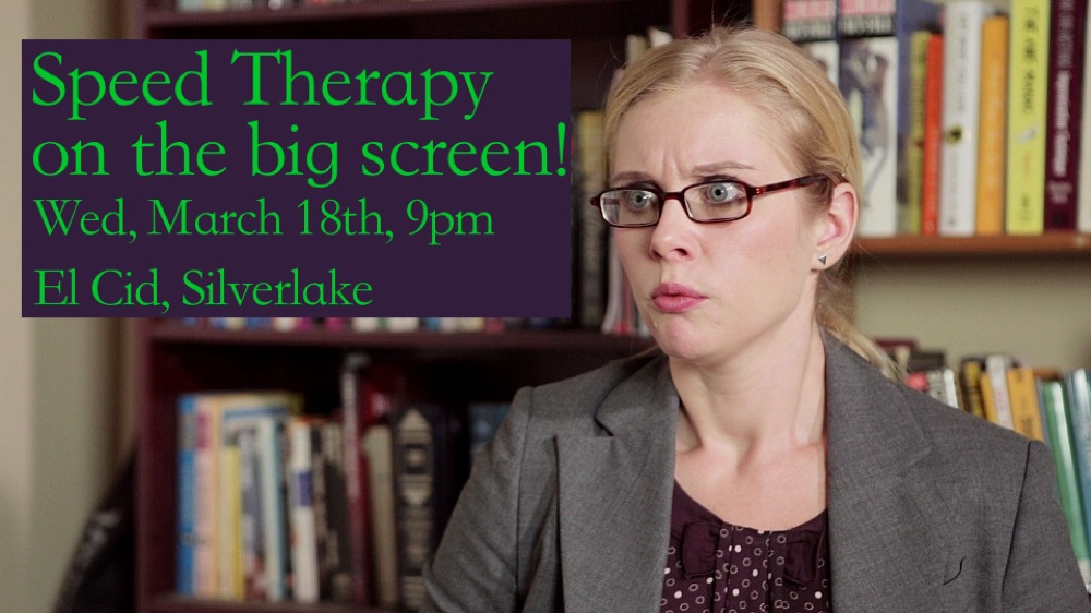 March 19th: Speed Therapy on the big screen at El Cid, Silverlake